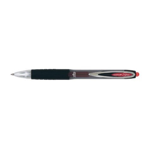 Uni-Ball uni-ball 207 Retractable Gel Pens  Medium Point (0.7mm)  Red  2 Count 1