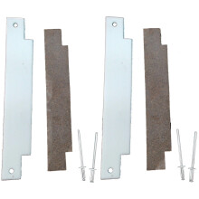 Kit de ghidare a tamburului uscătorului Maytag, pachet de 2 (AP4037304/PS1804752) 306508, Lungime: 4-5/8 in, tampoane din plută și 4 rivete