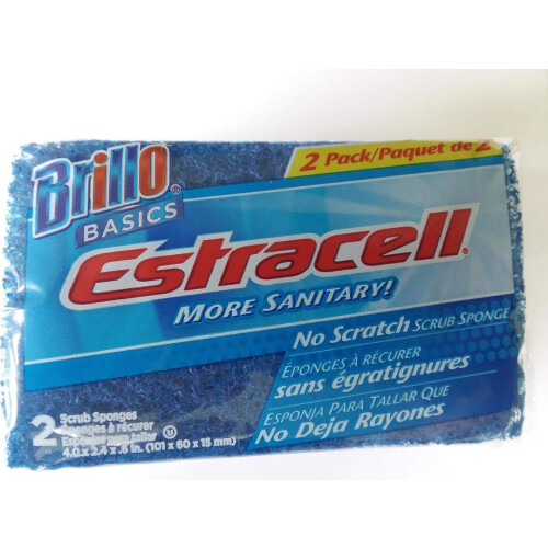 Brillo, Basics Estracell Σαπούνια Χωρίς Γδαρσίματα, 2 Τεμάχια 1