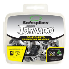 SoftSpikes Tornado Golf Tour Lock Cleats Silver