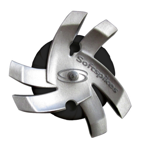 SoftSpikes Tornado Golf Tour Lock Cleats Silver 1