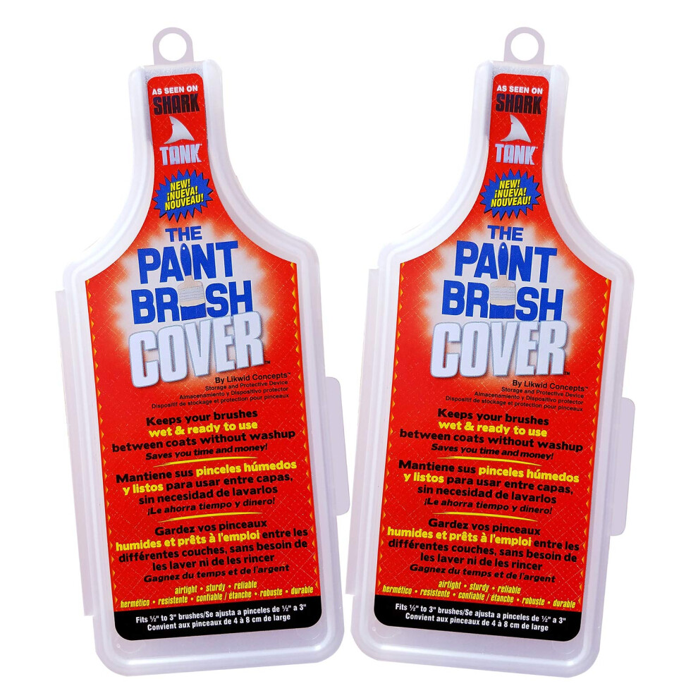 The Paint Brush Cover  Red  Set of 2