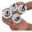 Dharmaobjects dans de burta argint lotus pro deget cymbals zills 1