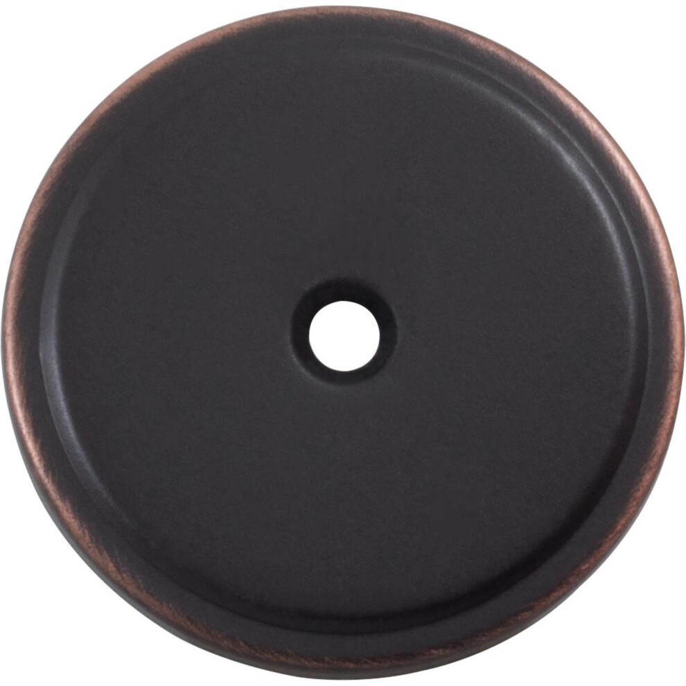 Stone Harbor Hardware Bi-Fold Closet Door Knob Backplate 1-3/4 Inches Vintage Bronze 874965003907