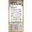 Tim Holtz - Εννέα Μίνι Στένσιλ - Βιομηχανικά, Γ gears, Ρολόι, Αριθμημένα, Ράγισμα, Typo, Splatter 2