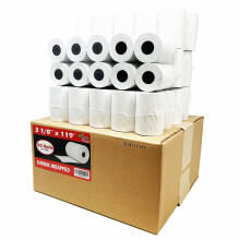 (50 Rolls) 3 1/8 x 119 ft Thermal (48 GSM Paper thickness - Premium Qu