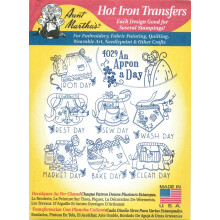 um avental por dia tia Martha's Hot Borderyer