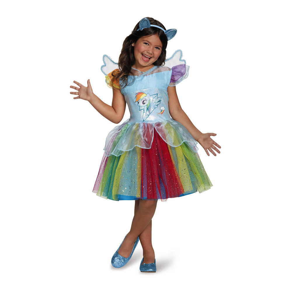 Kost M Rainbow Dash Tutu Deluxe My Little Pony Prezlecenie Mal /4-6X Modr-image