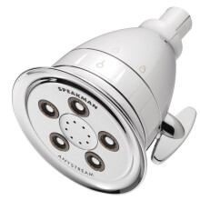 Tête de douche filtrante Speakman S-2005-HBF avec réglage de massage, 2.5 GPM, chrome poli