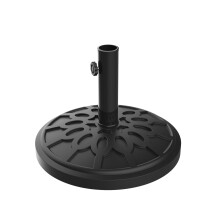 Pure Garden 50-103 19 funtw wazonej czarnej podstawy parasoli 16,5