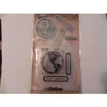 Sizzix Tim Holtz Alterations Stamp Die & Texture Fade - Cesta