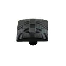 Berenson Rubbed Virtuoso Square Cabinet Knob 1-3/8"" Length Rubbed Bronze