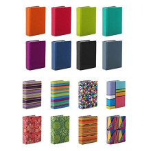 Fundas de libros elásticas (paquete de 3) - Se adapta a libros de hasta 8.5 x 11"