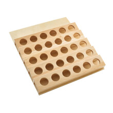 Rev-A-Shelf 16 """" K-Cup Organisateur de cafe ou de the Organisateur de cuisine Draw Ustensile Storage Organisateur d'insert en bois en bois pour