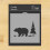 Bear Cookie and Craft Stencil by Designer Stencils 1