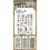 Tim Holtz  Nine Mini Layering Stencils  Numeric  Houndstooth  Rings 2