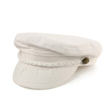 Men's Summer Cotton Greek Fisherman Sailor Fiddler Driver Hat Flat Cap