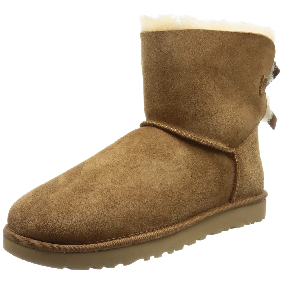 Ugg Womens Mini Bailey Bow Ii Boot  chestnut  5