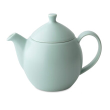 FORLIFE Dew Teapot with Basket Infuser Minty Aqua 14 oz414ml