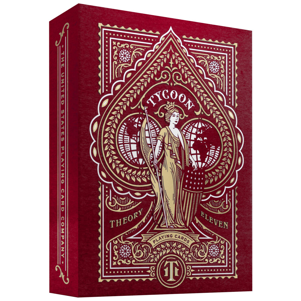 Theorie11 Red Tycoon Playing Cards (Red)