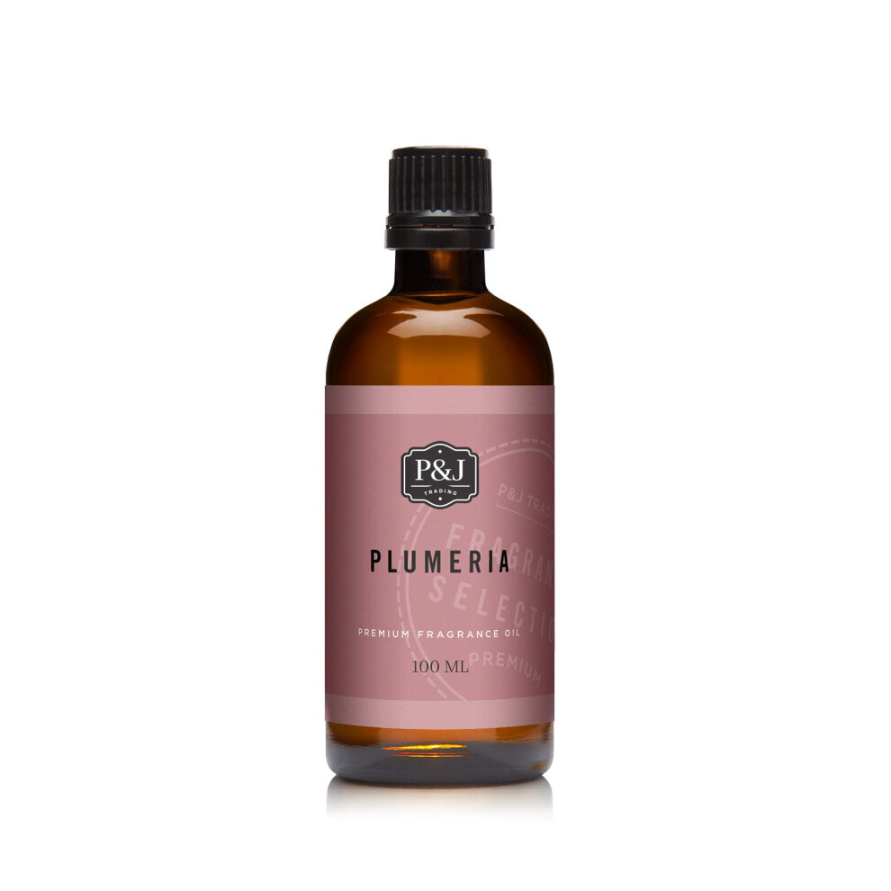 P&J Trading Fragrance Oil | Plumeria Oil 100Ml - Candle Scents For Candle Making Freshie Scents Soap Making Supplies Diffuser Oil Scents