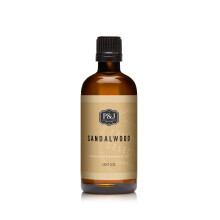 P&J Duftolie - Sandeltr? 100 ml - Dufte af stearinlys S?befremstillingsdiffuserolie Kropspleje