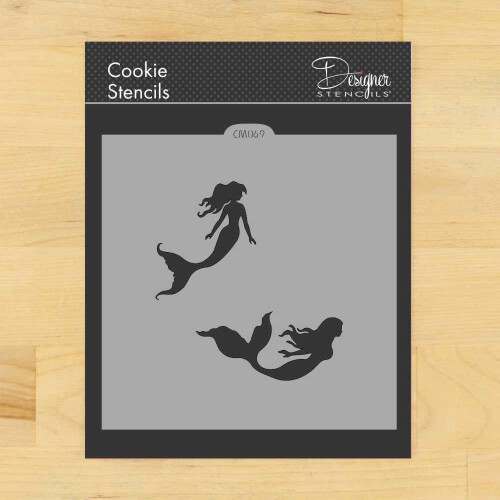 Mermaids Cookie and Craft Stencil av Designer Stencils