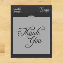 Tack Cookie och Craft Stencil av Designer Stencils