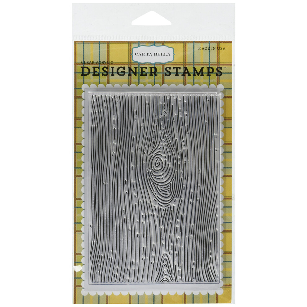 Carta Bella Paper Co Carta Bella Paper Company Woodgrain Stamp 4-X-6-Inch