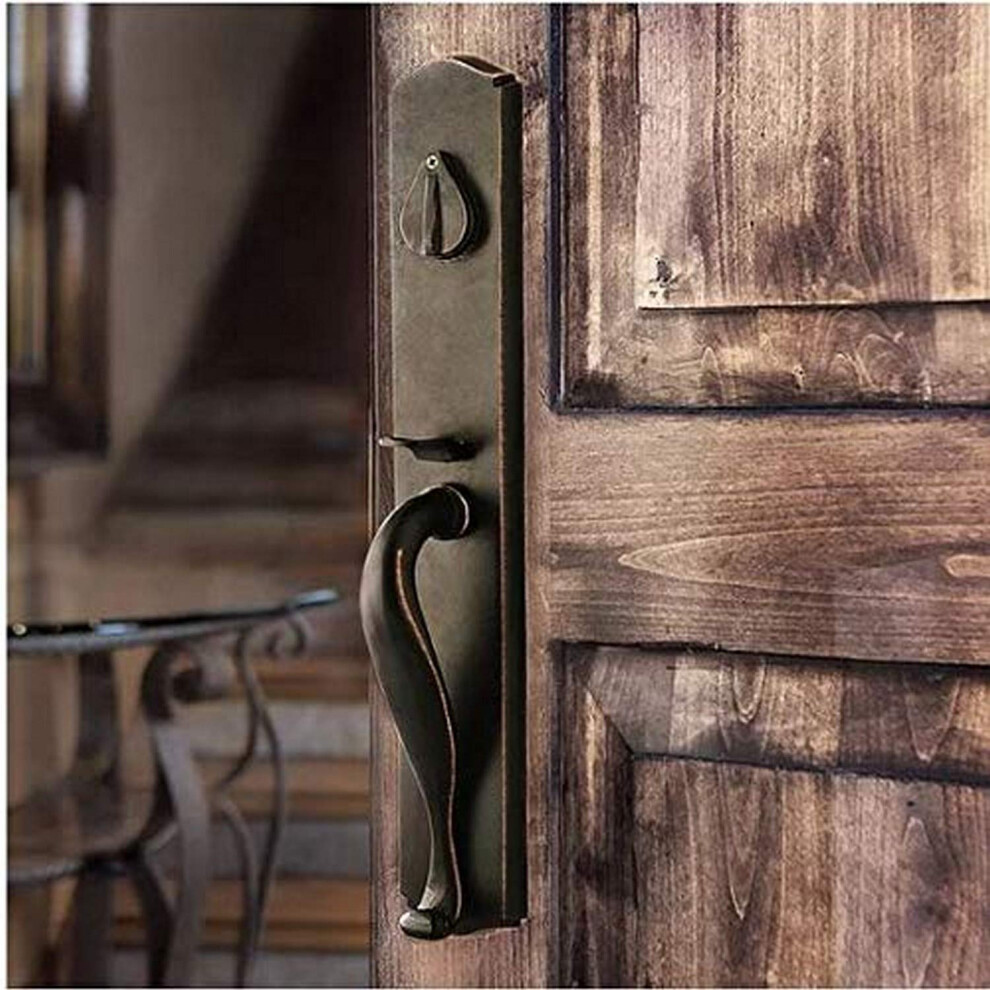 Photos - Other for Repair SURE-LOC WS507-SS 11P LH Entry Rustic Series Wasatch Handleset with Sandstone Left Hand Lever Interior Trim Vintage Bronze W