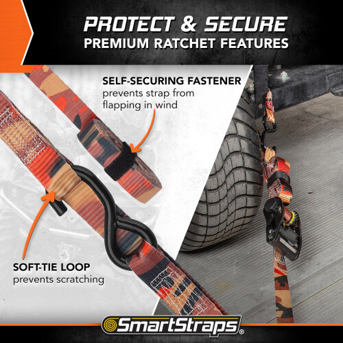 SmartStraps 14 CAMOX Curete de clichet 4 pachet - 3 000 kg. 1
