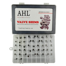 AHL Einstellbares Ventilscheiben-Set, 7,48 mm Au endurchmesser, 1,20 mm - 3,50 mm dick, f r Kawasaki KX250F KX250 F 2004-2012 (47-tlg.)