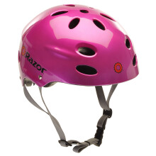 Capacete Multi-Esportivo Razor V-17 para Crianças - Ajustável e Durável - Com Almofadas para Ciclismo e Patinagem