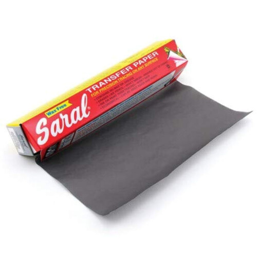 Saral Transferpapier - 12 Fu   Rollen Graphit - 2er Pack