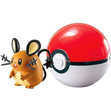 Pokemon Clip i Carry Dedenne z Poke Ballem