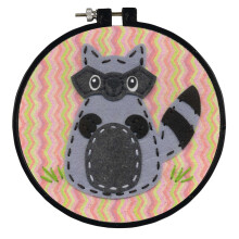 Dimensioner Learn-a-Craft Felt Applique Kid's Craft Little Raccoon