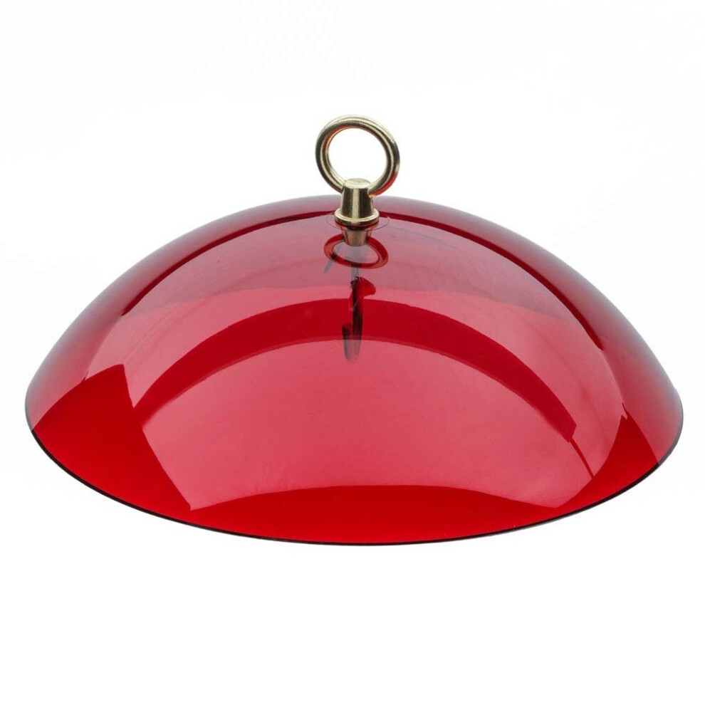Photos - Bird Feeder / Water Bottle Birds Choice RED DOME Protective Dome Protective Cover for Hanging Bird Feeders 10 Red
