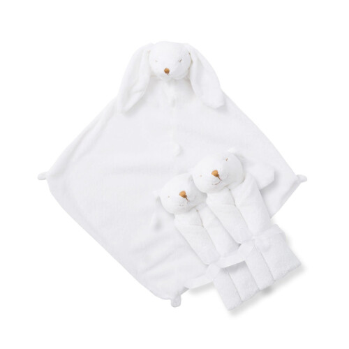 Ange Cher Trois d'une m   me Couverture Lapin Blanc 1