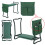 ShoppingOnBed Folding Garden Bench Seat Stool Kneeler 4