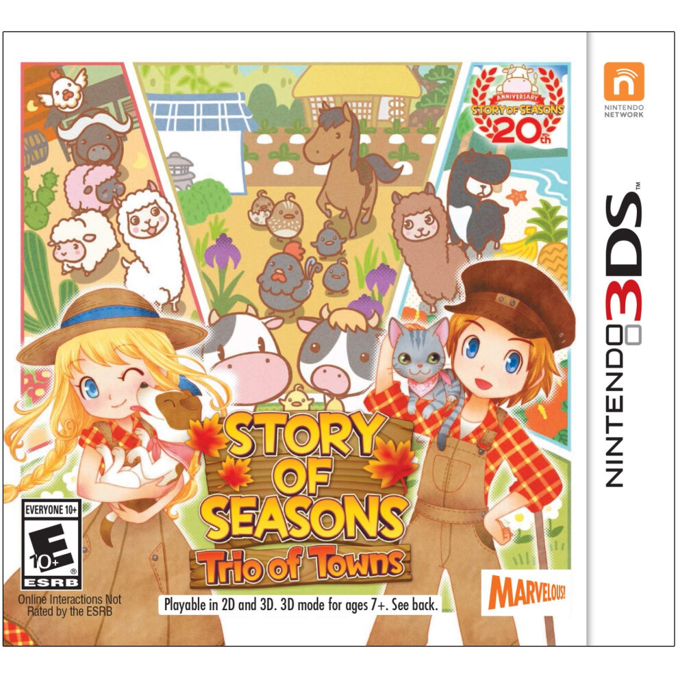 Story Of Seasons: Trio Of Towns - Nintendo 3Ds 859716006086