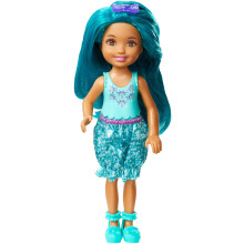 Barbie Dreamtopia Rainbow Cove Sprite-Puppe, Blaugr n