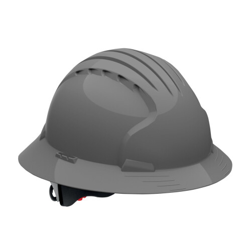 Evolution Deluxe 6161 Full Brim Hard Hard com HDPE Shell Gray