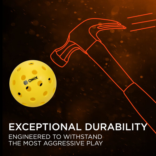 ONIX Pickleball Μπαλάκια Εξωτερικού Pure 2 Ανθεκτικά και Αποτελεσματικά 2