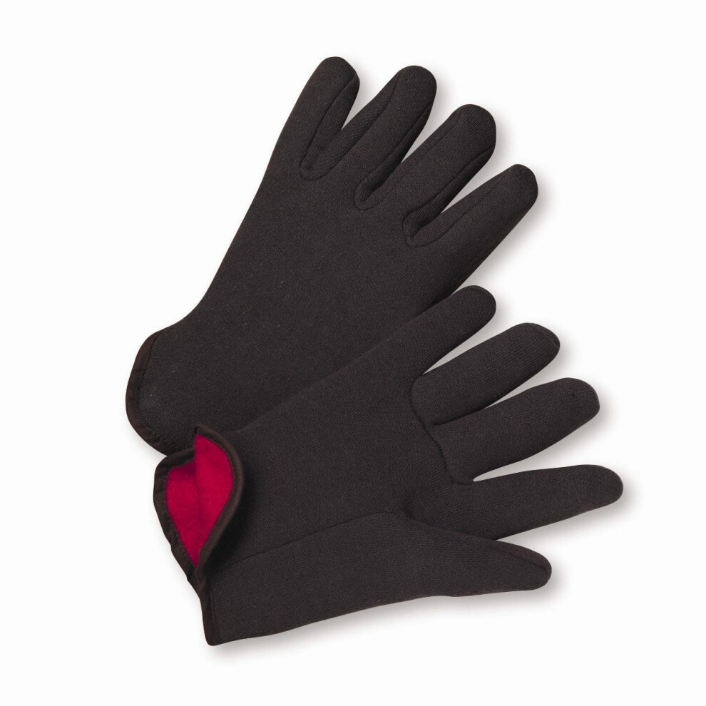 Gants Doubl S En Polaire West Chester 755C - Grands Gants En Jersey De Coton Marron Glo-image