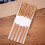 10 (5 pares) Pauzinhos de Bambu Duráveis com Design Torcido 2