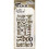 Tim Holtz Layered Stencil 4.125 """" x8.5 """"-Halloween-script 1