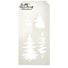 Stampers Anonym Woodland Stencil 28,3 x 11,4 x 0,1 cm flerfrg