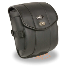 Motorcykel motorcykelcruiser stil Sissy Bar Carry Bag Travel Bagage Black