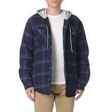 Wrangler Authentics Heren Lange Mouw Gewatteerde Gevoerde Flanellen Overhemd Jack