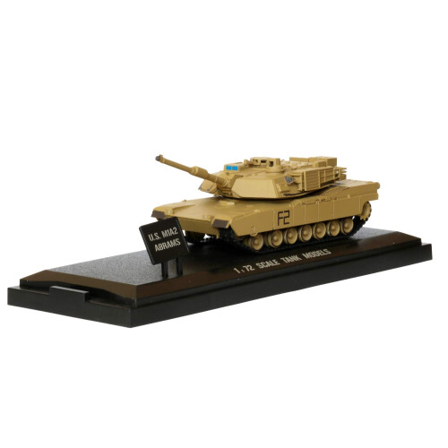 POCO DIVO US M1A2 Abrams Tank Diecast 1/72 Scale Showcase Collection Action Model 1